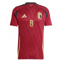 Camiseta Bélgica Youri Tielemans #8 Primera Equipación Replica Eurocopa 2024 mangas cortas